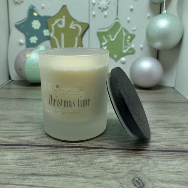 Christmas time glas sfeerfoto